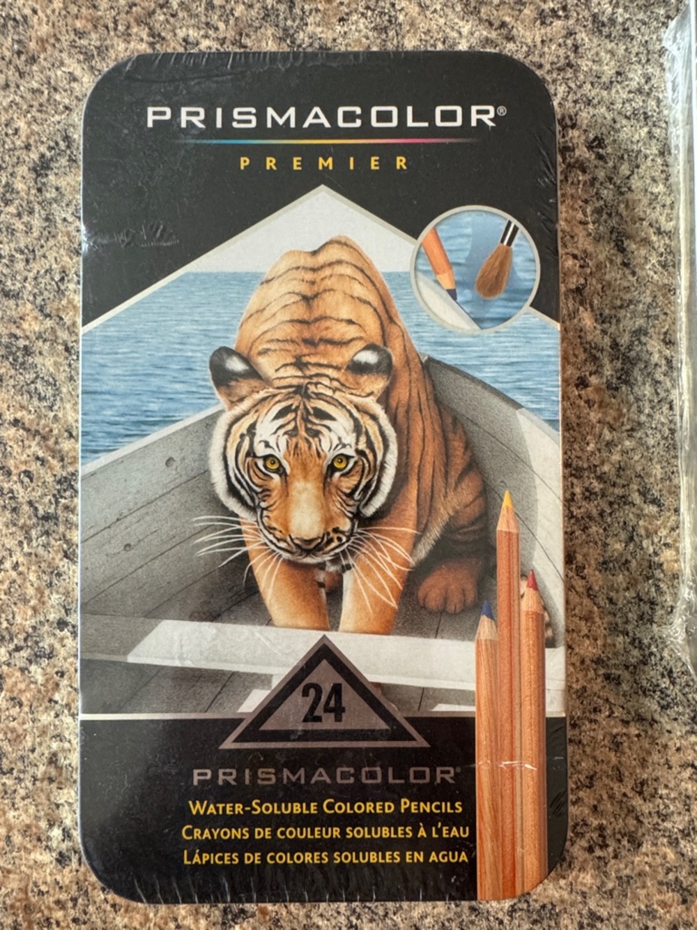 Prismacolor Premier Water-Soluble Colored Pencils - Tiger Tin, Brown/Orange